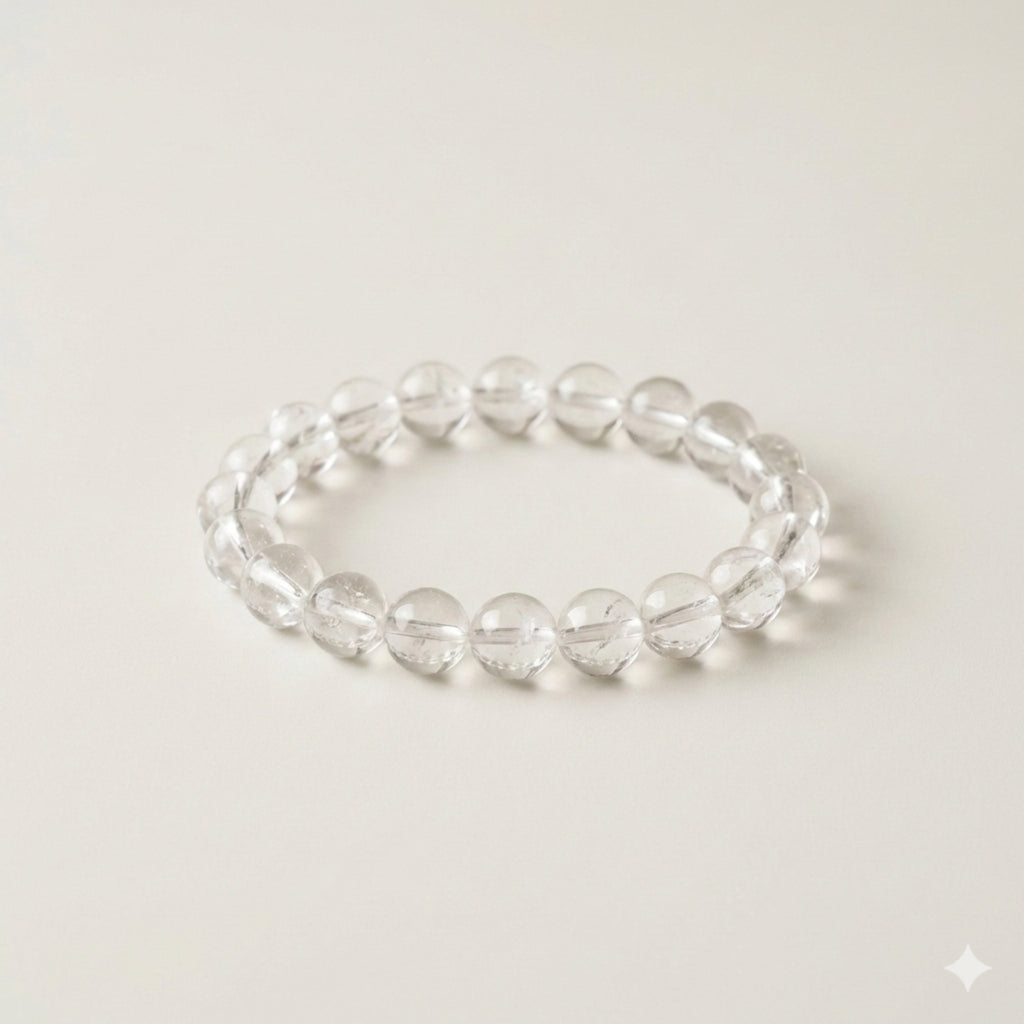 Clear Quartz Crystal Bracelet – Energy Amplifier Stone