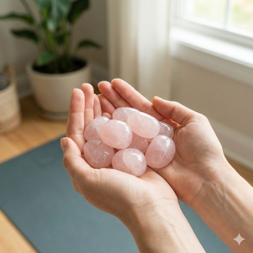 Rose Quartz Tumble Stone – Stone of Love & Emotional Healing