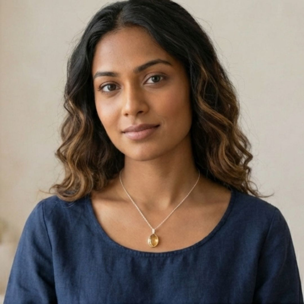 Citrine Crystal Pendant – Positivity & Abundance Stone