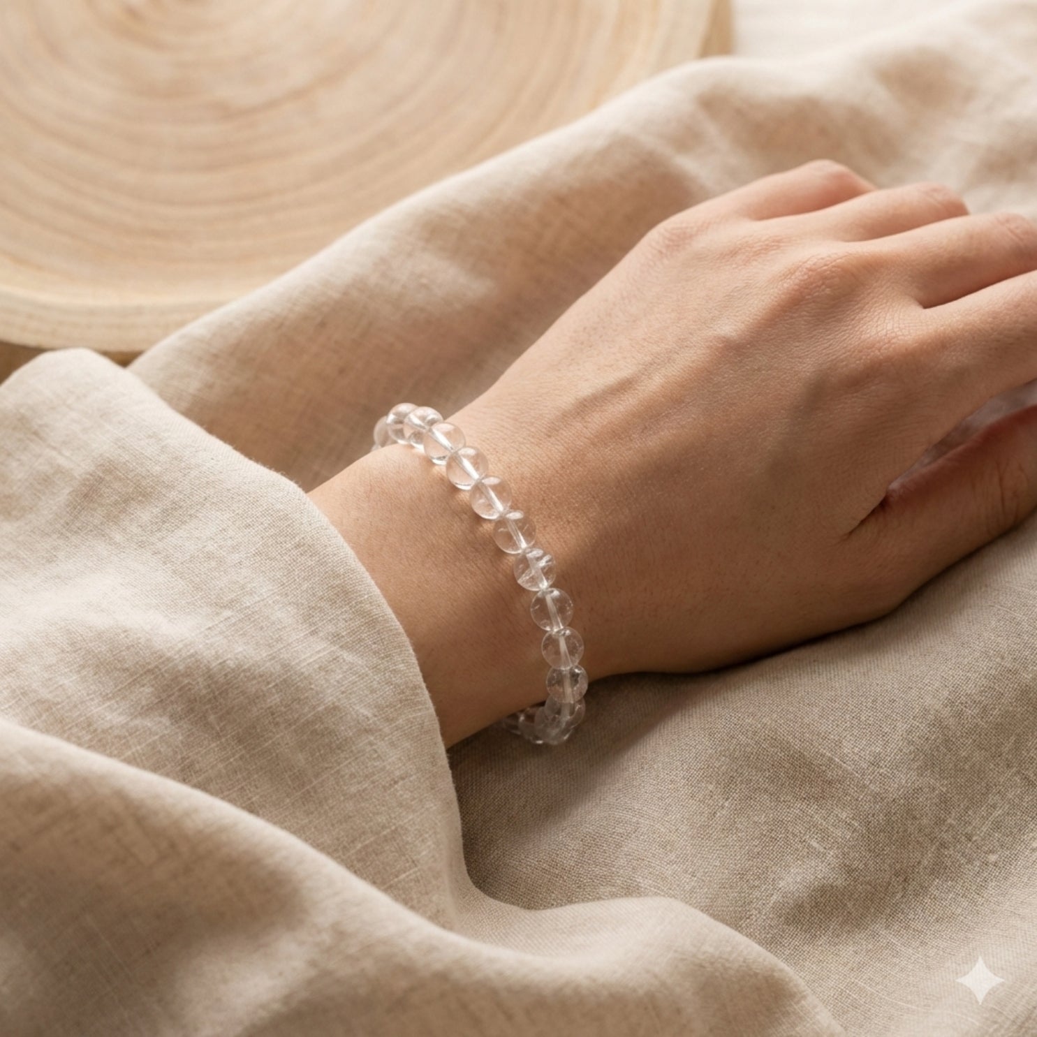 Clear Quartz Crystal Bracelet – Energy Amplifier Stone