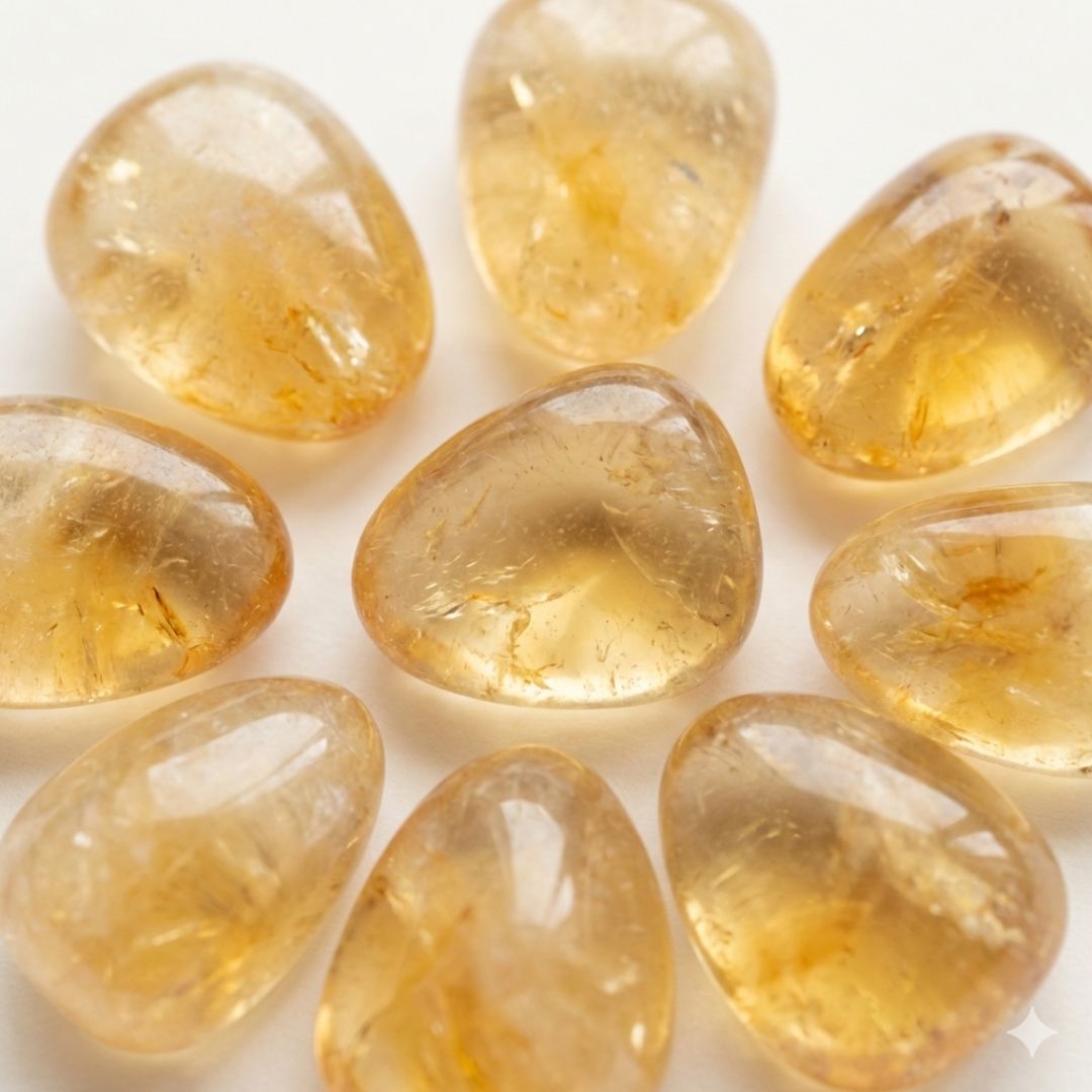Citrine Tumble Stone – Positivity & Abundance Crystal