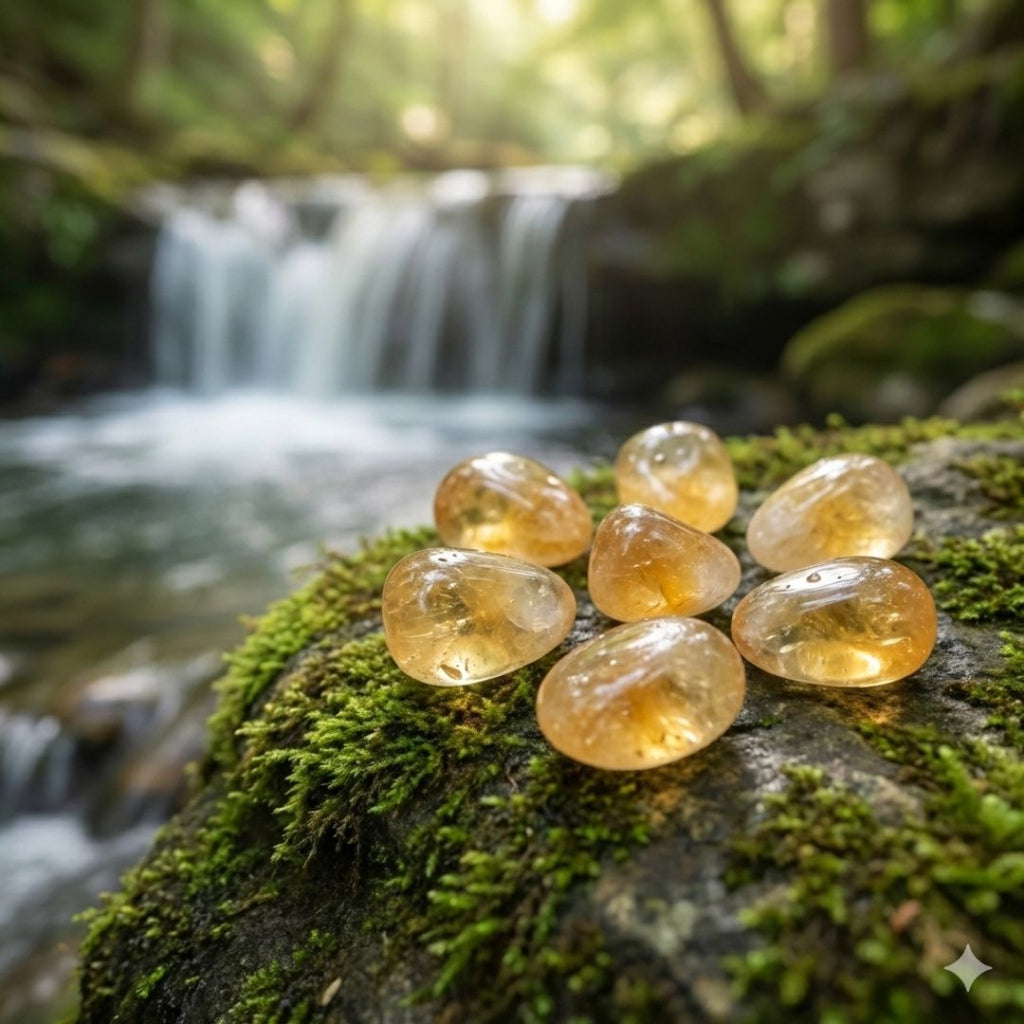 Citrine Tumble Stone – Positivity & Abundance Crystal