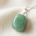 Green Aventurine Crystal Pendant – Growth & Balance Stone