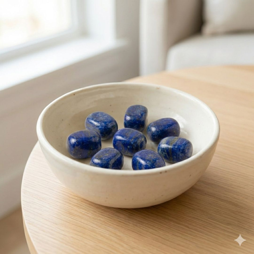 Lapis Lazuli Tumble Stone – Wisdom & Truth Crystal