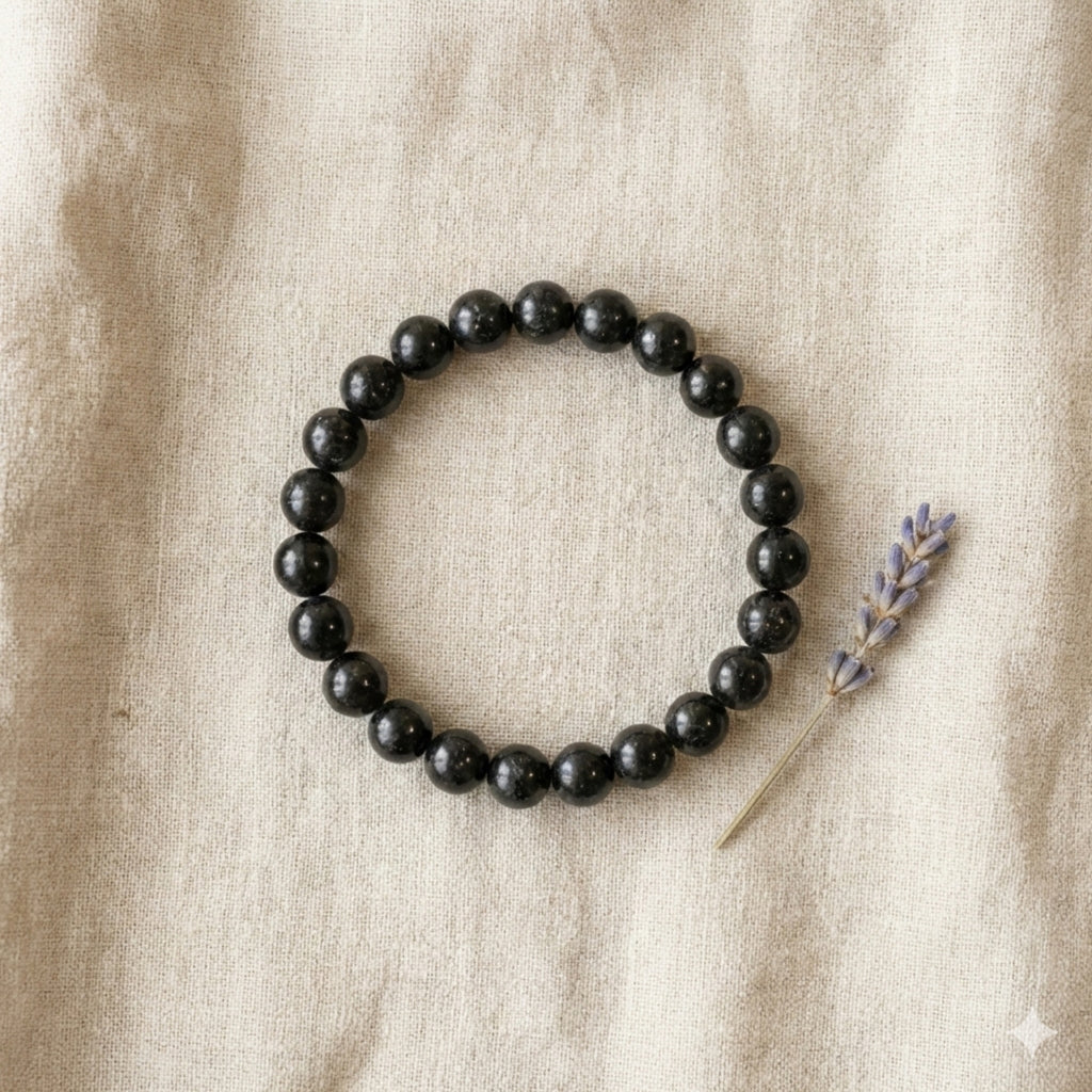 Black Tourmaline Crystal Bracelet – Protective Healing Stone