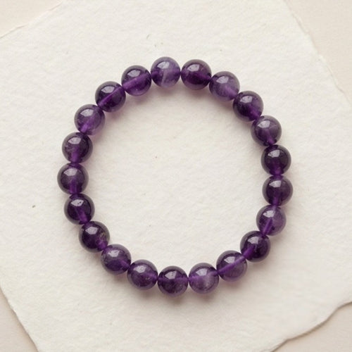 Amethyst Crystal Bracelet – Natural Healing Stone