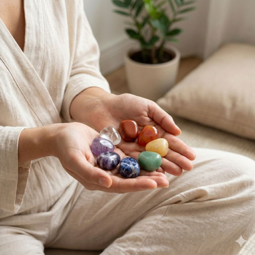 7 Chakra Tumble Stone Set – Complete Energy Balance Kit