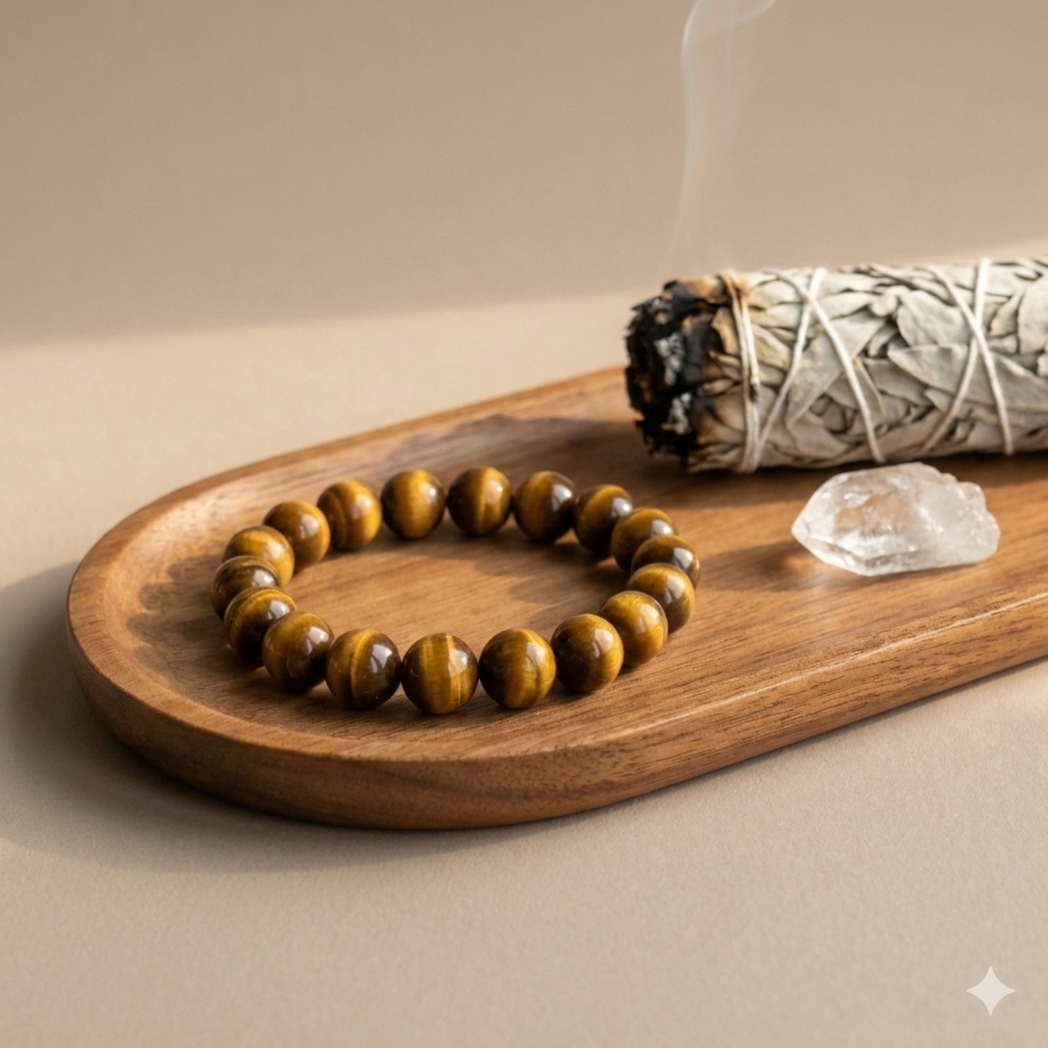 Tiger Eye Crystal Bracelet – Confidence & Strength Stone