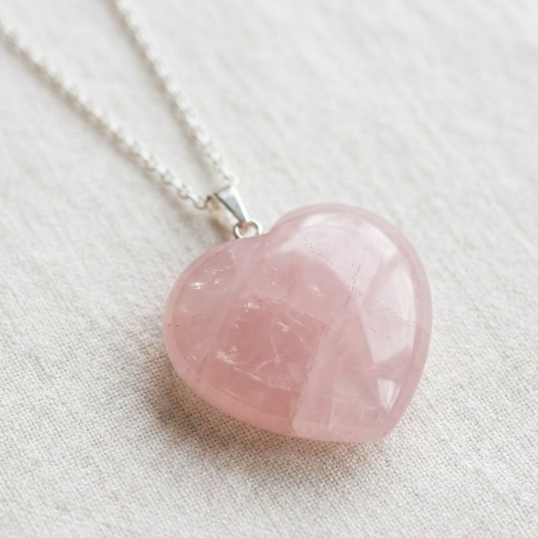 Rose Quartz Crystal Pendant – Love & Emotional Harmony Stone