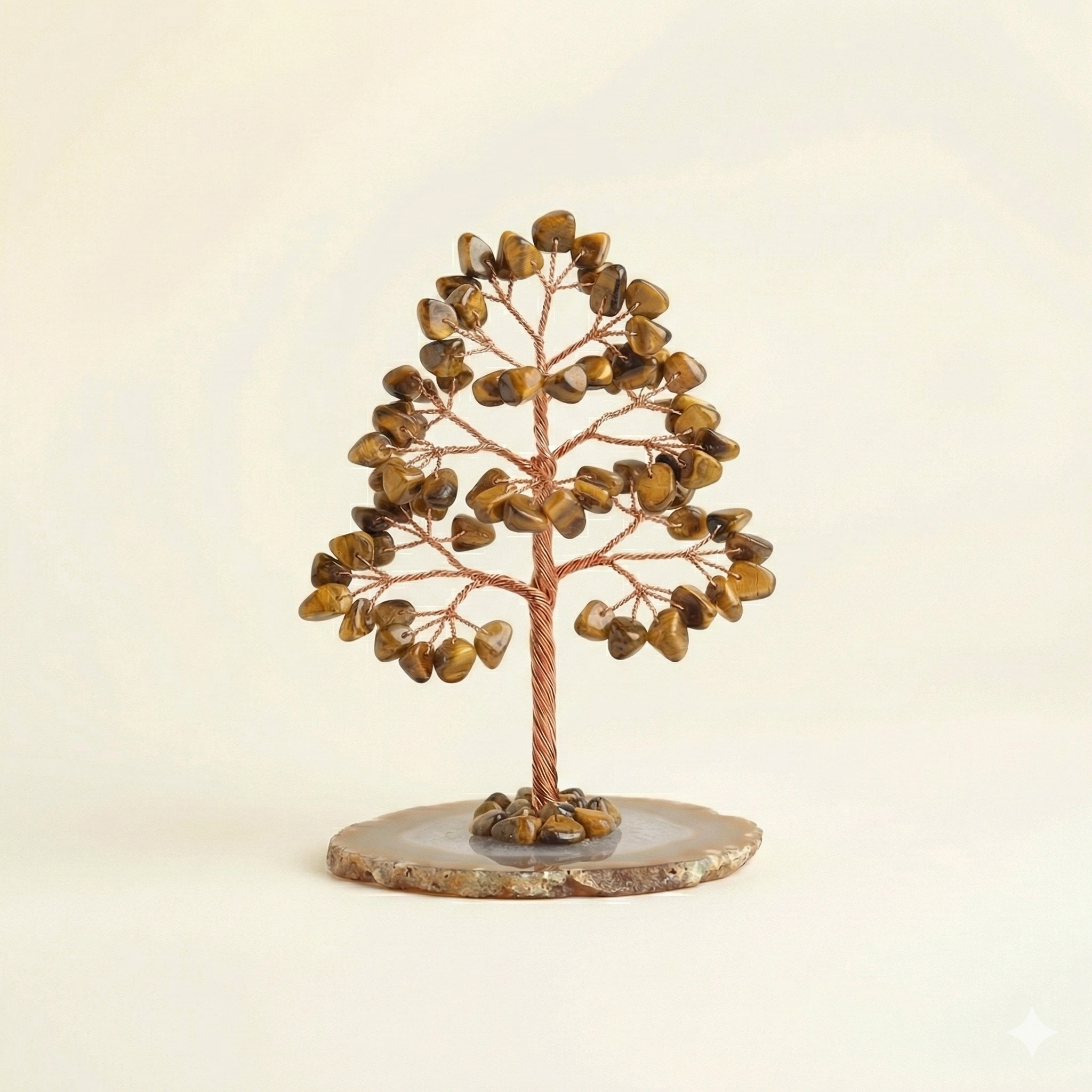 Tiger Eye Crystal Tree – Confidence & Strength Decor