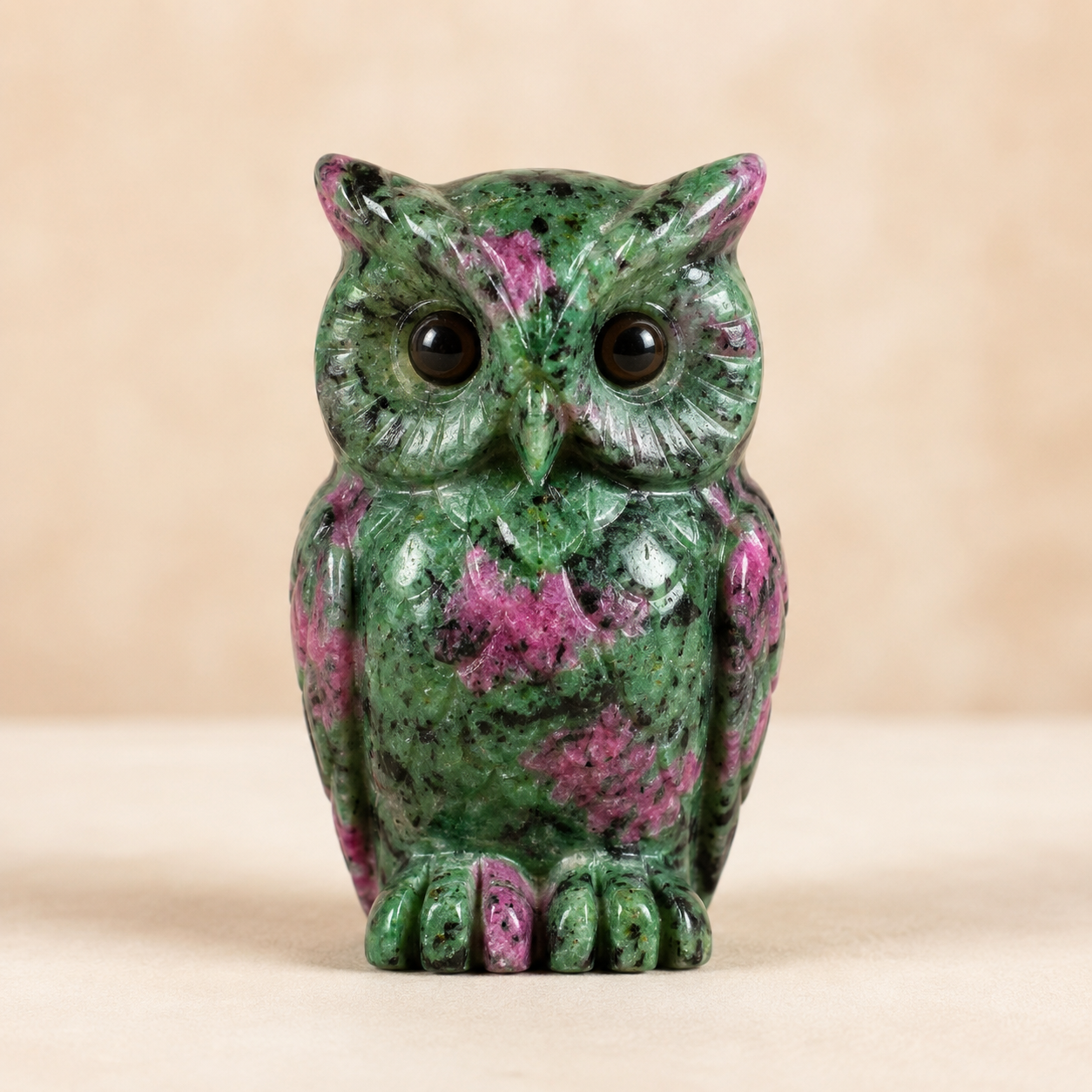 Auriclane Ruby Zoisite Owl Idol product photo for Auriclane