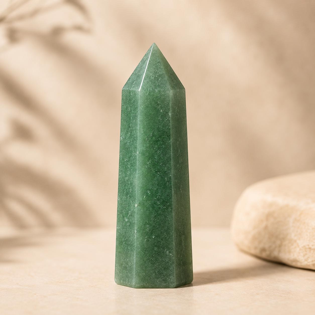 Auriclane Green Aventurine Pencil Point product photo for Auriclane