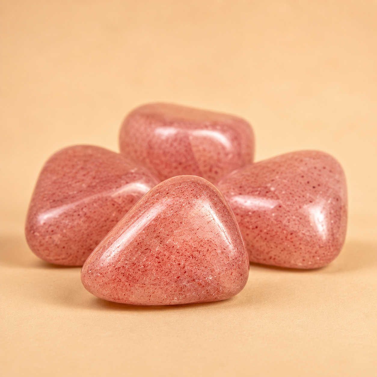  Strawberry Quartz Tumble Stone 